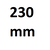 Průměr 230 mm