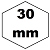 Šestihran 30 mm