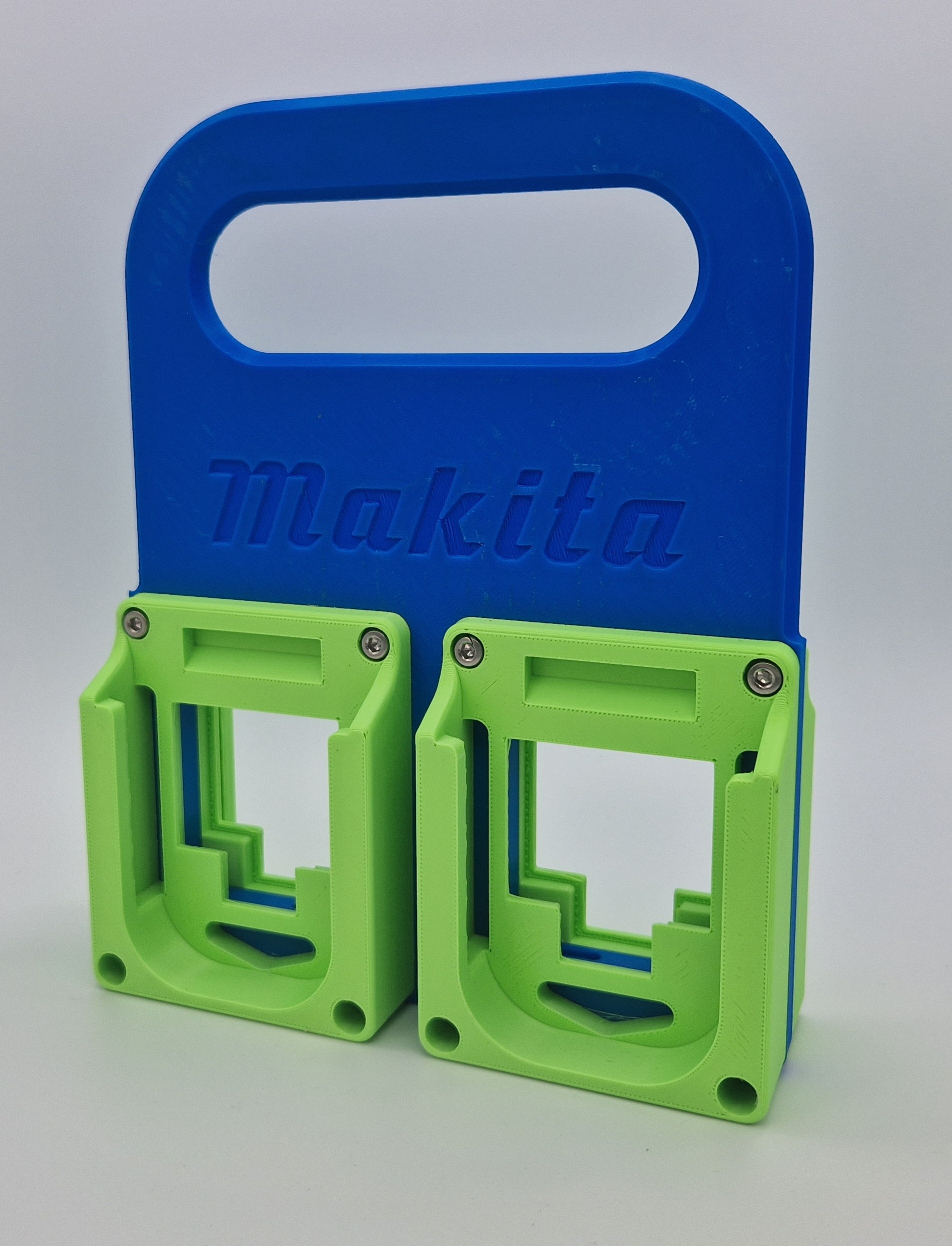 nosič pro 4 baterie Makita 18V osazený
